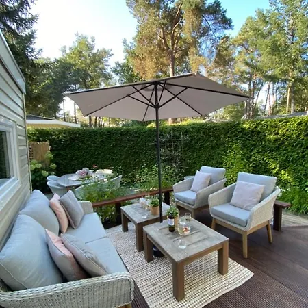 Chalet Luxe Met Prachtig Terras Op De Veluwe , Veel Privacy Hoenderloo