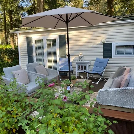 Luxe Met Prachtig Terras Op De Veluwe , Veel Privacy Chalet *