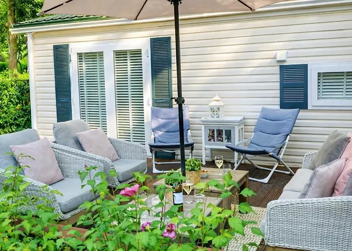 Luxe Met Prachtig Terras Op De Veluwe , Veel Privacy Chalet *